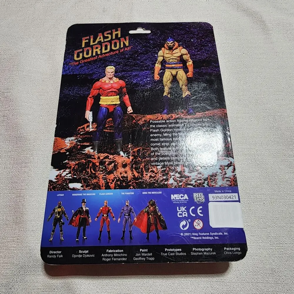 Flash gordon Ming figure NECA figure 7.5''